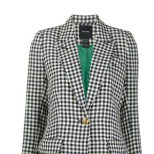 Smythe Checked Blazer Jacket NWT